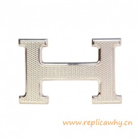 Original Design Guillochee H Buckle with Buckle Box