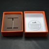 Original Design Au Carru Double H Buckle with H Buckle Box