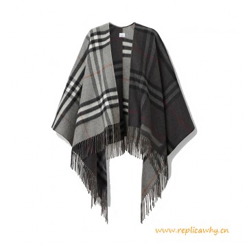 Original Design Wool Cashmere Jacquard F Cape