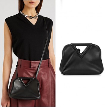 Original Design Point Small Clutch Top Handle Bag