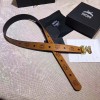 Best 1：1 Quality Claus Reversible Belt with an Iconic 'M' Buckle