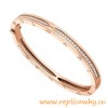 Original Design B.zero1 Bangle Bracelets with Pavé Diamonds