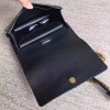 Original Calfskin Leather Cahier Shoulder Bag with Animal Print Details