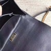 Original Calfskin Leather Cahier Shoulder Bag with Animal Print Details