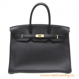 Original Design Clemence Calfskin Leather 35CM Handbag