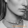 Original Design Sterling Silver Choker with Pearl