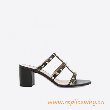 Original Quality Calfskin Leather Heel Height 60 mm Sandal