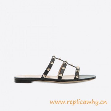 Original Quality Calfskin Leather Slide Sandal