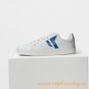 Original Quality Plimsole Lace Up Sneaker in White Canvas 