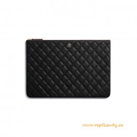 Original Design Classic Pouch Black Caviar Leather