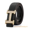 Original Clemence Reversible Belt Black with Full Diamonds H Buckle