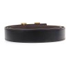 Original Clemence Reversible Belt Coffee with Guillochee H Buckle