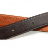 Original Clemence Reversible Belt Orange with Extremely Rare Martele H Buckle