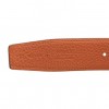 Original Clemence Reversible Belt Orange with Extremely Rare Martele H Buckle