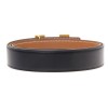 Original Clemence Reversible Belt Brown with Etched H Buckle