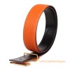 Original Clemence Reversible Belt Orange with H Buckle