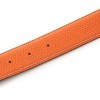 Original Clemence Reversible Belt Orange with H Buckle