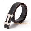 Original Clemence Reversible Belt Charm Black with H Buckle