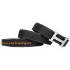 Original Clemence Reversible Belt Charm Black with H Buckle