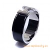 Original Clic Clac H Bracelet with Black Enamel