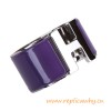 Original Wide Clic-Clac H Bracelet With Purple Enamel