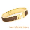 Top Quality Original Design H Narrow Enamel Bracelet