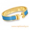 Top Quality Original Design H Narrow Enamel Bracelet