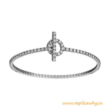 Original Design Finesse Bracelet with All Diamonds