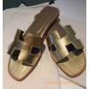 Original Authentic Quality Oran Sandals Calfskin Leather Slippers