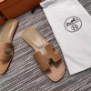 Orijinal Otantik tasarım Oran H Sandalet Buzağı Deri Terlik