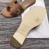 Top Quality Original Design Oran Sandals Leather Slippers Brown