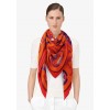 Original Design H Carré en Boucles Silk Scarf