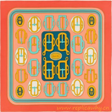 Original Design H Bouclerie Moderne Silk Scarf