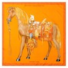 Original Design H Carre Mon Petit Cheval Mexicain Silk Scarf