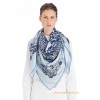 Original Design Jungle Love Tattoo Silk Twill Scarf