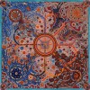 Original Design H L'Arbre du Vent Silk Scarf