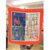Original Design Passementerie Quadri Silk Twill Scarf