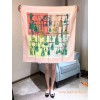 Original Design Passementerie Quadri Silk Twill Scarf