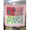 Original Design Passementerie Quadri Silk Twill Scarf