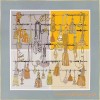 Original Design Passementerie Quadri Silk Twill Scarf