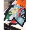 Original Design Etude pour un Iris Arc-en-ciel Silk Scarf