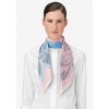 Original Design Etude pour un Iris Arc-en-ciel Silk Scarf