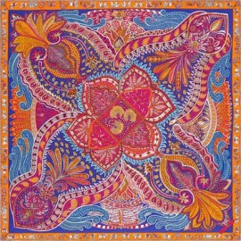 Original Design H Le Jardin de la Maharani Silk Scarf