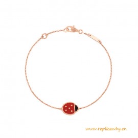 Top Quality Bracelet with Closed Wings Ladybug Lucky Spring