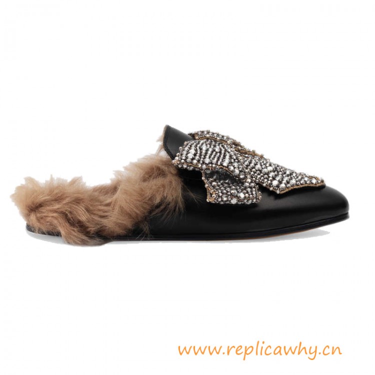 princetown leather slipper